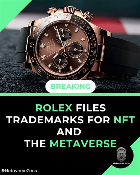 rolex metaverso|rolex trademark.